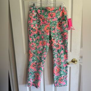 NWT Lilly Pulitzer Corso Crop Pant  UPF 50
Size: 8